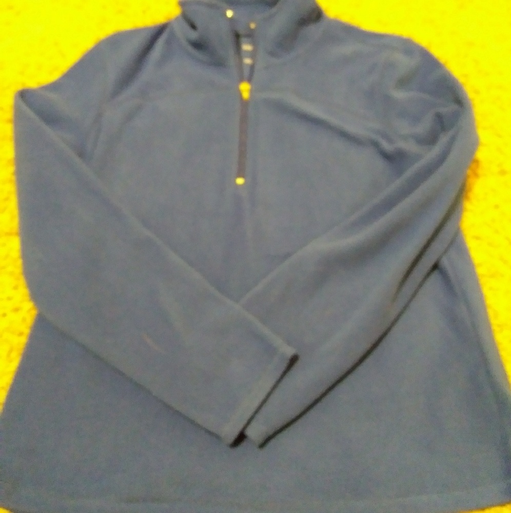Blue turtle neck sweater